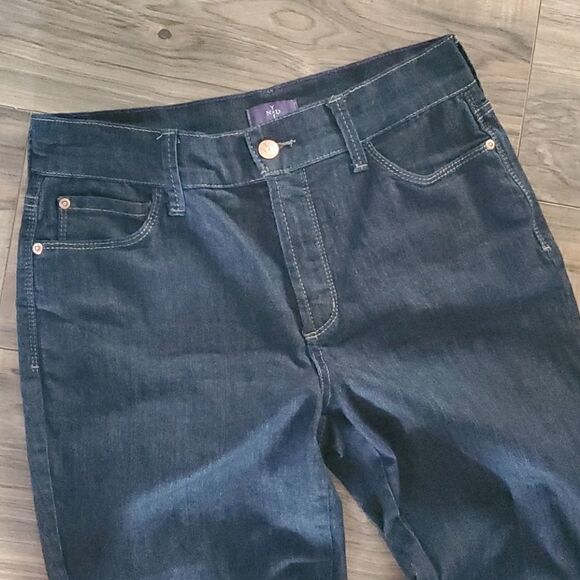 NYDJ | Dark Wash Crop Jeans - Picture 3 of 6